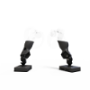 pair of ProTas VR joystick for Rift CV1 with carbon cups side view