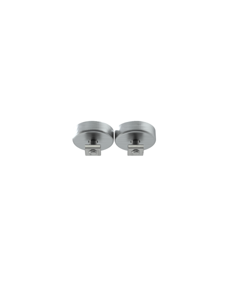 Bottom view of a pair of magnets for ProTubeVR accessories with screw and nut