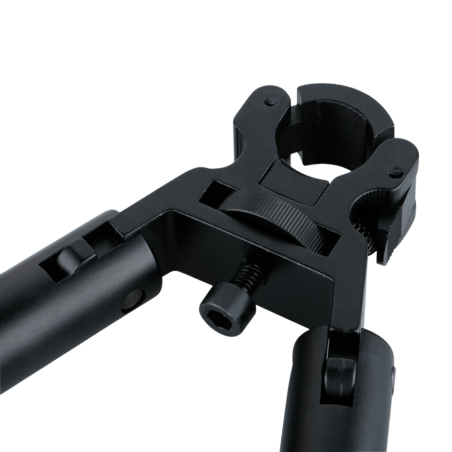 A close view of bipod's attachement system