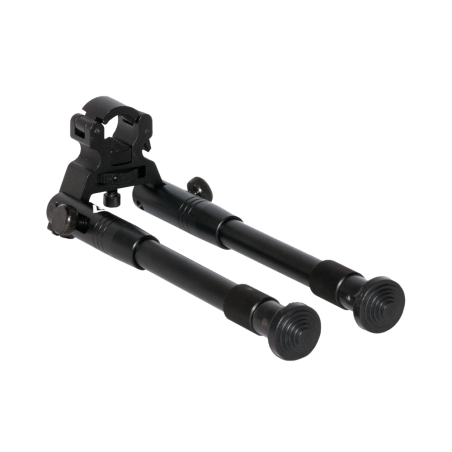 An horizontally folded bipod with ProTubeVR logo on the right leg