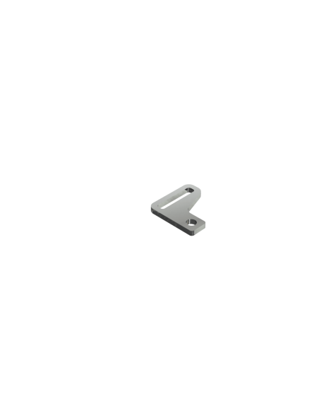 Left view of L-nut for prostraps attachement
