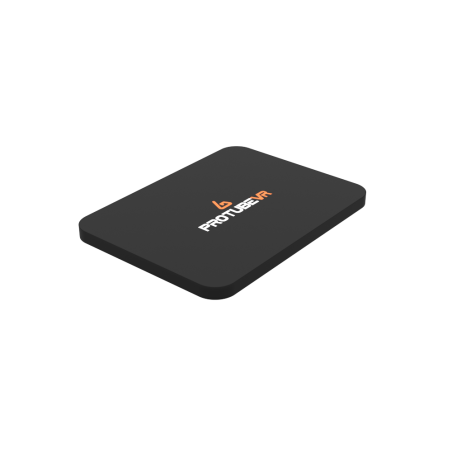 Side view of the water-washable adherent ProTas pad with ProTubeVR logo