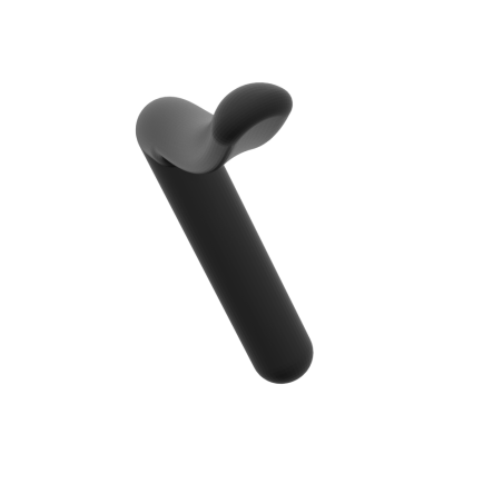 Right view of a provolver handgun wrist support spare part without magnetic bracket