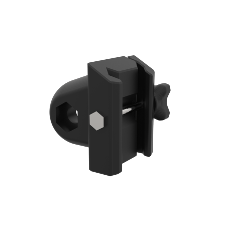 Back view of the adjustable stock carbon black slider spare part