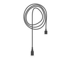 Top view of an USB-C cable for ForceTube and ProVolver haptic gun