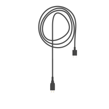 Top view of an USB-C cable for ForceTube and ProVolver haptic gun