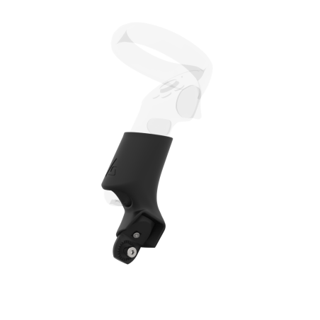 Right view of Left hand Black cups Controller mount spare parts for Focus 3 with Fastened Attachment