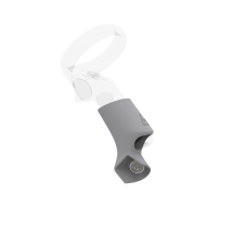 Left view of Right hand Grey PLA cups Controller mount spare parts for Focus 3 with Detachable Attachment