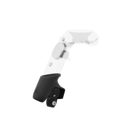 Right view of Left hand Black cups Controller mount spare parts for HTC Vive with Fastened Attachment