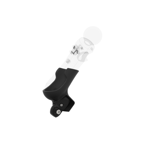 Right view of Left hand Black cups Controller mount spare parts for PSVR 1 with Fastened Attachment