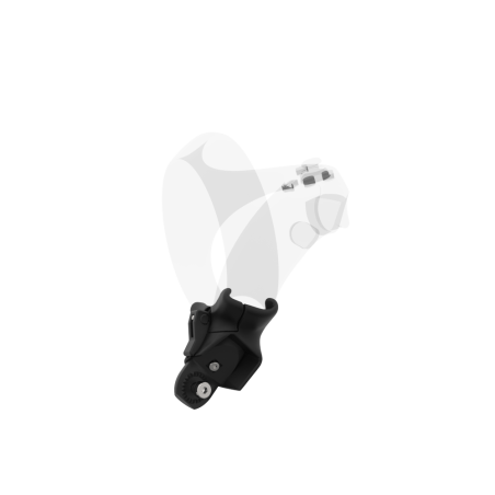 Right view of Left hand Black cups Controller mount spare parts for PSVR 2 with Fastened Attachment