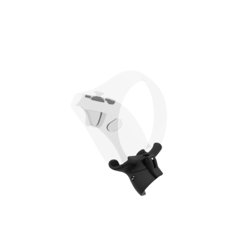 Left view of Left hand Black cups Controller mount spare parts for PSVR 2 with Detachable Attachment