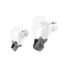 Right view of Pair of Grey PLA cups Controller mount spare parts for PSVR 2 with Detachable Attachment