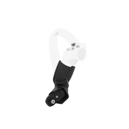 Right view of Left hand Black cups Controller mount spare parts for Pico 4 with Fastened Attachment