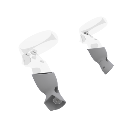 Left view of Pair of Grey PLA cups Controller mount spare parts for Pico Neo 3 with Detachable Attachment