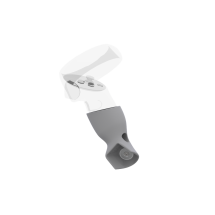 Left view of Right hand Grey PLA cups Controller mount spare parts for Meta Quest 2 with Detachable Attachment