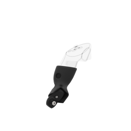 Right view of Left hand Black cups Controller mount spare parts for Meta Quest 3 with Fastened Attachment