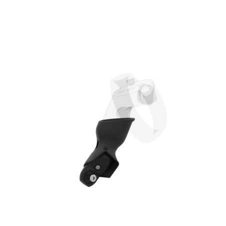 Right view of Left hand Black cups Controller mount spare parts for Oculus Rift CV1 with Fastened Attachment