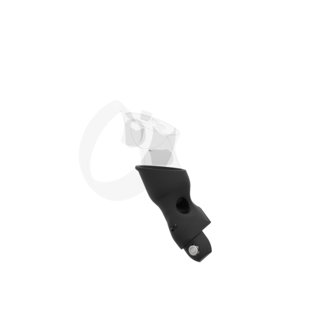 Left view of Left hand Black cups Controller mount spare parts for Oculus Rift CV1 with Fastened Attachment