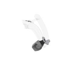 Left view of Right hand Grey PLA cups Controller mount spare parts for Valve Index with Detachable Attachment