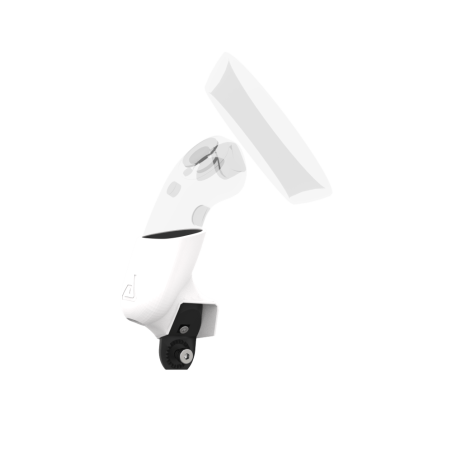 Right view of Left hand White PLA cups Controller mount spare parts for WMR with Fastened Attachment
