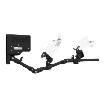 Right view of ForceTube with Haptic Explorer stock for Valve Index with Black Carbon Armature and Carbon Fiber cups