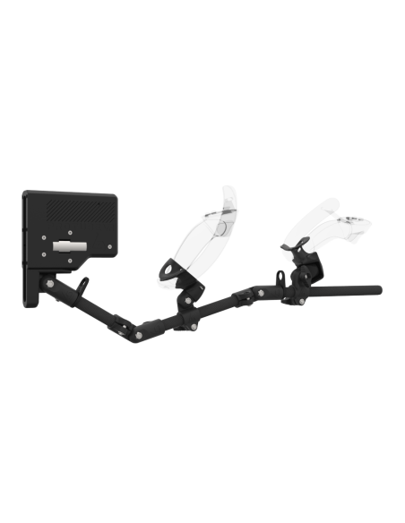 Right view of ForceTube with Haptic Explorer stock for Valve Index with Black Carbon Armature and Carbon Fiber cups