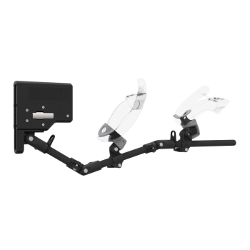 Right view of ForceTube with Haptic Explorer stock for Valve Index with Black Carbon Armature and Grey PLA cups
