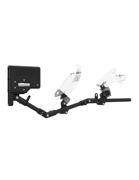 Right view of ForceTube with Haptic Explorer stock for Valve Index with Black Carbon Armature and Grey PLA cups
