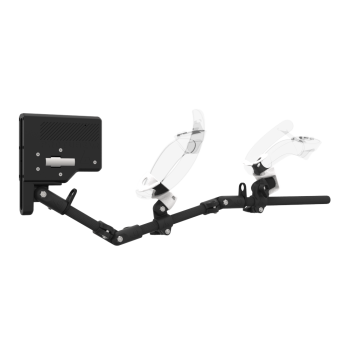 Right view of ForceTube with Haptic Explorer stock for Valve Index with Black Carbon Armature and White PLA cups
