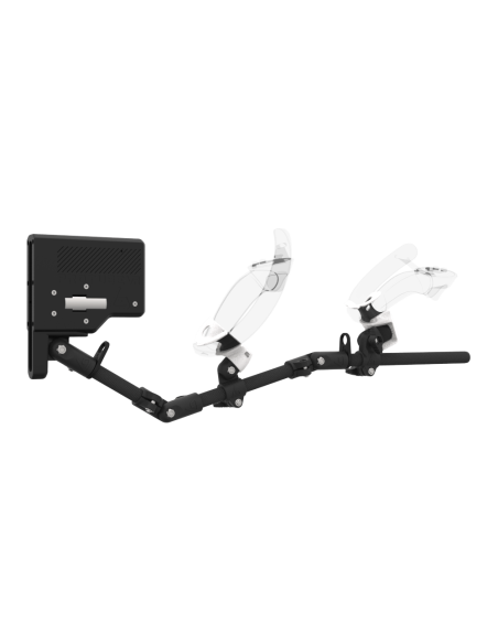 Right view of ForceTube with Haptic Explorer stock for Valve Index with Black Carbon Armature and White PLA cups