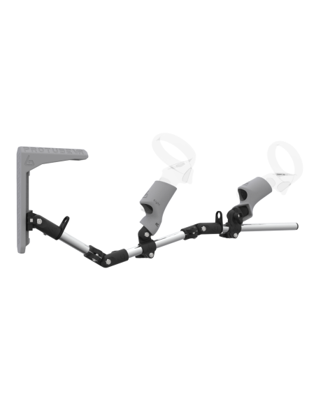 Right view of MagTube vr gunstock for Focus 3 with Chrome Armature with Grey MK2 Buttstock and Grey PLA cups