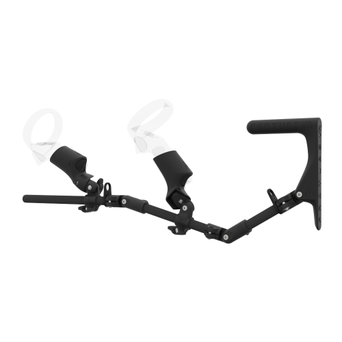 Left view of MagTube vr gunstock for Focus 3 with Carbon Armature with Carbon MK1 Buttstock and Carbon cups