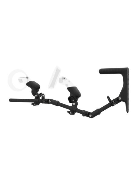 Left view of MagTube vr gunstock for Samsung Odyssey with Carbon Armature with Carbon MK1 Buttstock and Carbon cups