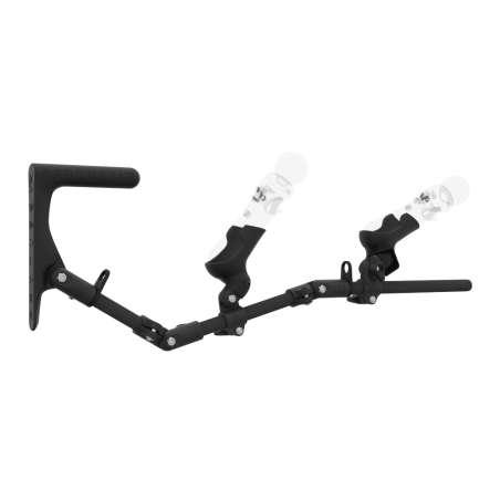Right view of MagTube vr gunstock for PSVR 1 with Carbon Armature with Carbon MK1 Buttstock and Carbon cups
