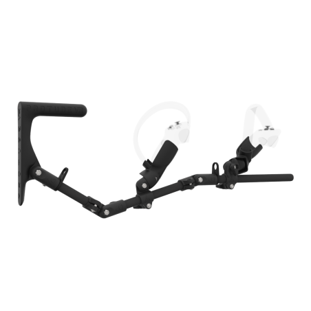 Right view of MagTube vr gunstock for Pico 4 with Carbon Armature with Carbon MK1 Buttstock and Carbon cups