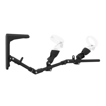 Right view of MagTube vr gunstock for Meta Quest 1 with Carbon Armature with Carbon MK2 Buttstock and Carbon cups