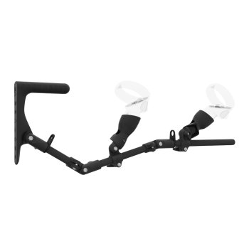 Right view of MagTube vr gunstock for Meta Quest 2 with Carbon Armature with Carbon MK1 Buttstock and Carbon cups