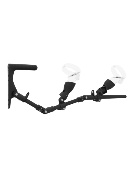 Right view of MagTube vr gunstock for Meta Quest 2 with Carbon Armature with Carbon MK1 Buttstock and Carbon cups