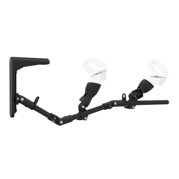 Right view of MagTube vr gunstock for Meta Quest 2 with Carbon Armature with Carbon MK2 Buttstock and Carbon cups