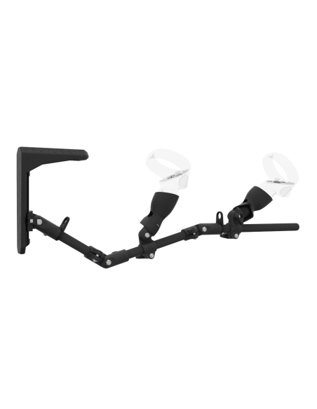 Right view of MagTube vr gunstock for Meta Quest 2 with Carbon Armature with Carbon MK2 Buttstock and Carbon cups