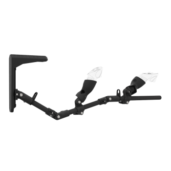 Right view of MagTube vr gunstock for Meta Quest 3 with Carbon Armature with Carbon MK2 Buttstock and Carbon cups