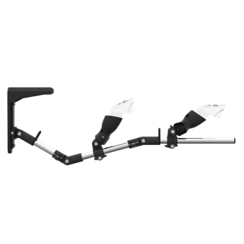 Side view of MagTube vr gunstock for Meta Quest 3 with Chrome Armature with Carbon MK2 Buttstock and Carbon cups Side view of MagTube vr gunstock for Meta Quest 3 with Chrome Armature with Carbon MK2 Buttstock and Carbon cups