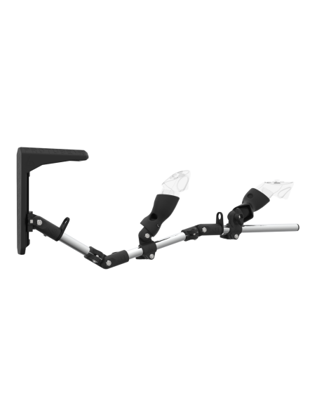 Right view of MagTube vr gunstock for Meta Quest 3 with Chrome Armature with Carbon MK2 Buttstock and Carbon cups