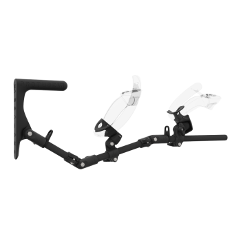 Right view of MagTube vr gunstock for Valve Index with Carbon Armature with Carbon MK1 Buttstock and Carbon cups