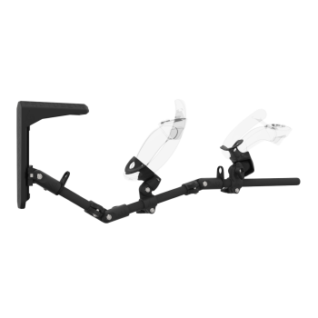 Right view of MagTube vr gunstock for Valve Index with Carbon Armature with Carbon MK2 Buttstock and Carbon cups