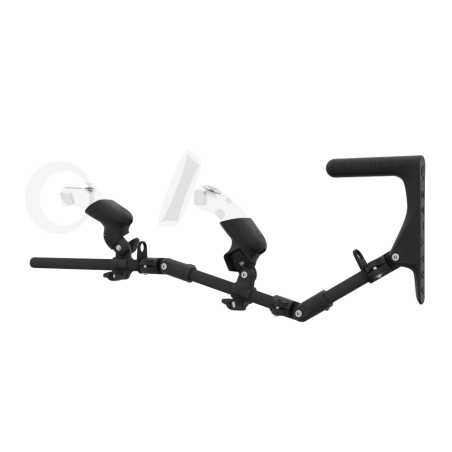 Left view of MagTube vr gunstock for WMR with Carbon Armature with Carbon MK1 Buttstock and Carbon cups