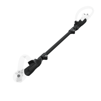 Right view of ProSaber lightsaber and paddle for Pico 4 with Black Carbon Armature and Black Carbon cups