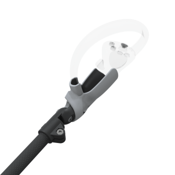 Zoom view of ProSaber lightsaber and paddle for Pico 4 with Black Carbon Armature and Grey PLA cups