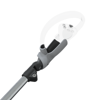 Zoom view of ProSaber lightsaber and paddle for Pico 4 with Chrome Armature and Grey PLA cups